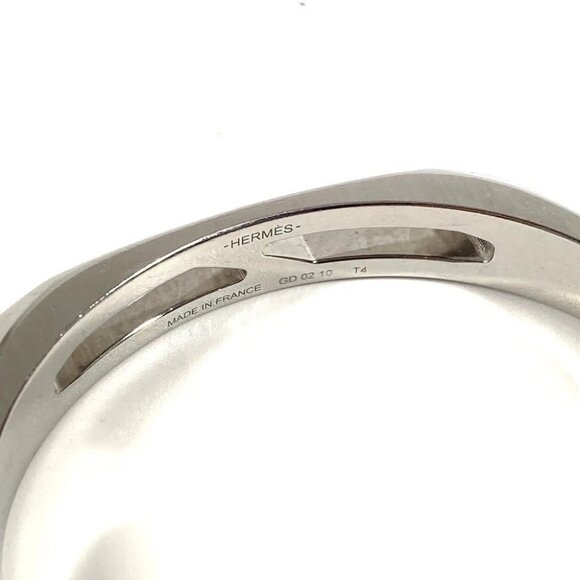 HERMES Delta Cuff Bangle Accessories Bangle SS Silver - Picture 6 of 10